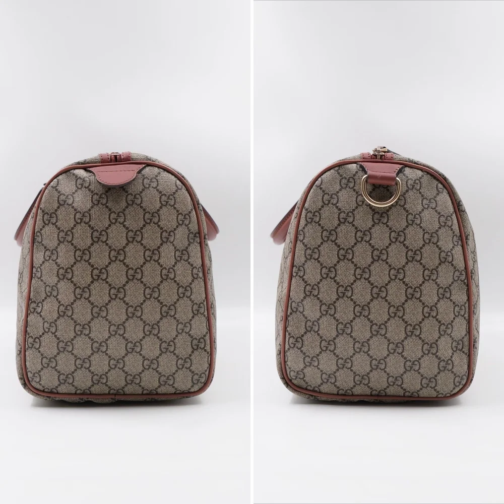 ❌️❌️SOLD❌️❌️BM40 💚 Gucci Joy Boston Bag GG Coated Canvas Medium - Picture 8 of 14